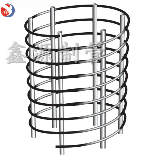 約翰遜大縫隙楔形絲纏繞濾管不銹鋼骨架